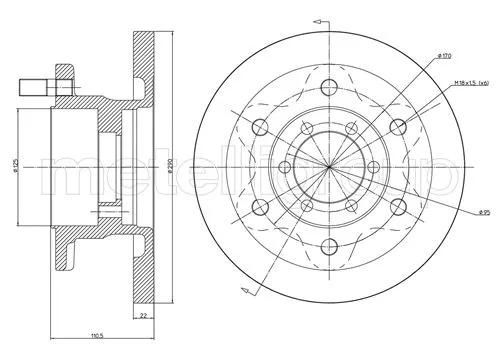 Brake Disc (800-481)