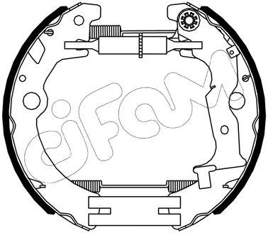 Brake Shoe Set (151-525)