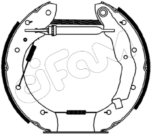 Brake Shoe Set (151-067)