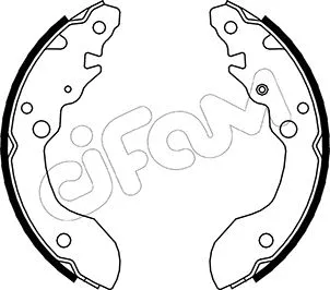 Brake Shoe Set (153-402)