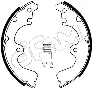 Brake Shoe Set (153-425)