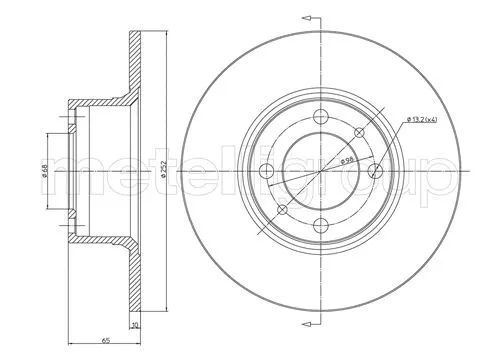Brake Disc (800-043)