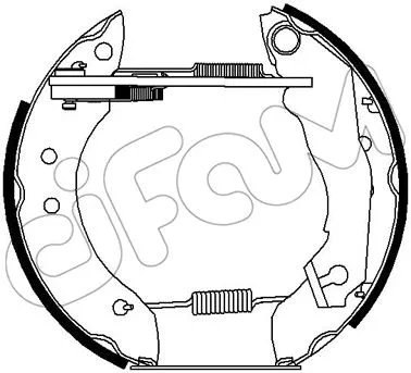 Brake Shoe Set (151-241)