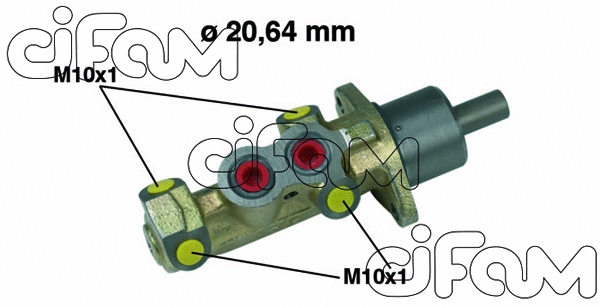 Brake Master Cylinder (202-232)