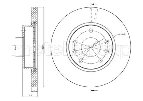 Brake Disc (800-574C)