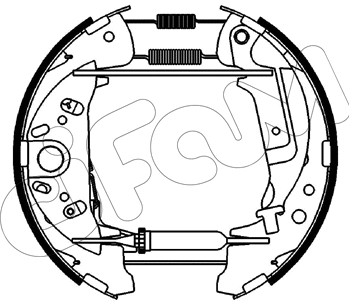 Brake Shoe Set (151-542)