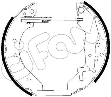 Brake Shoe Set (151-273)