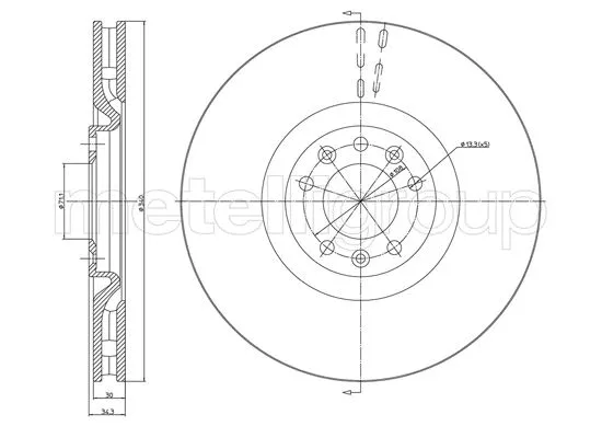 Brake Disc (800-1415C)