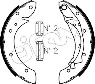 Brake Shoe Set (153-023)