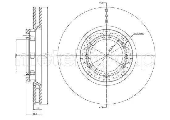 Brake Disc (800-1722C)