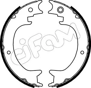 Brake Shoe Set, parking brake (153-389)