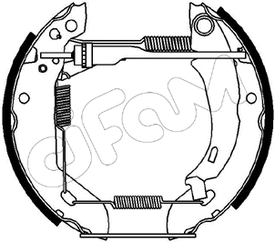 Brake Shoe Set (151-039)