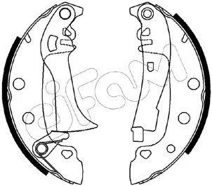 Brake Shoe Set (153-555)