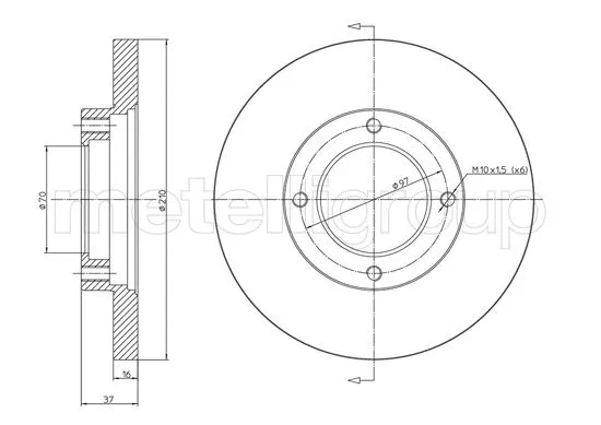Brake Disc (800-1623)