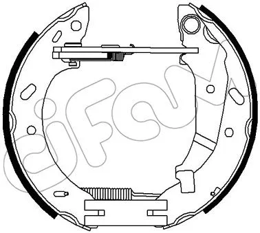 Brake Shoe Set (151-311)