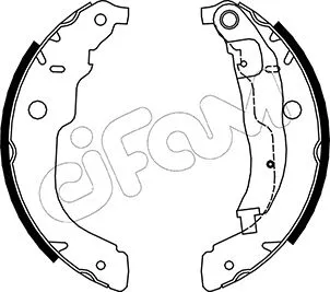 Brake Shoe Set (153-333)
