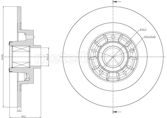 Brake Disc (800-1502)