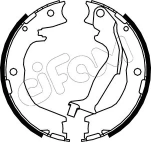 Brake Shoe Set, parking brake (153-231)