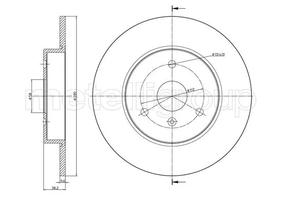 Brake Disc (800-943C)