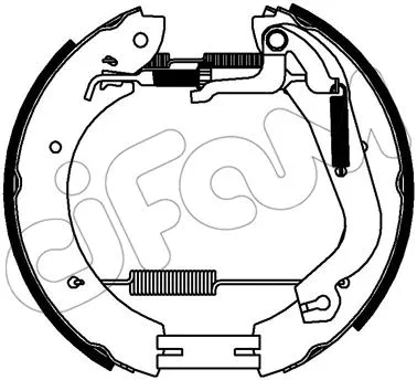 Brake Shoe Set (151-337)