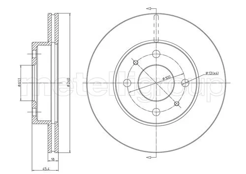 Brake Disc (800-282)