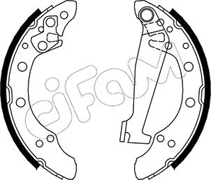 Brake Shoe Set (153-468)