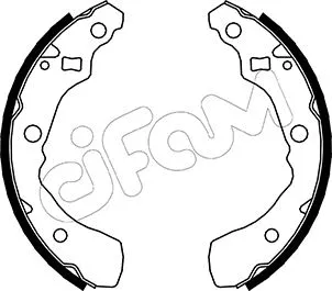 Brake Shoe Set (153-041)