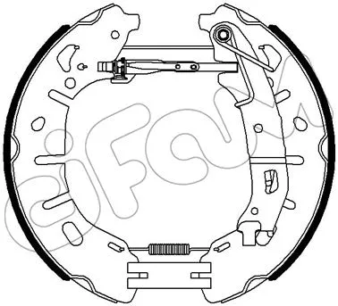 Brake Shoe Set (151-354)