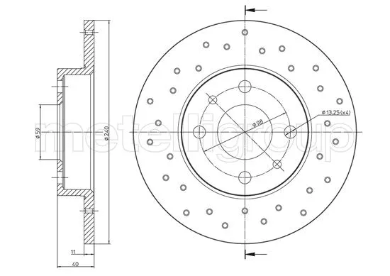Brake Disc (800-1410FC)