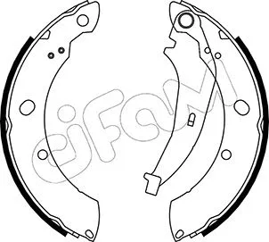 Brake Shoe Set (153-481)