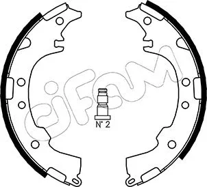 Brake Shoe Set (153-434)