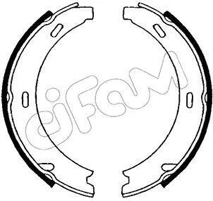 Brake Shoe Set, parking brake (153-234)