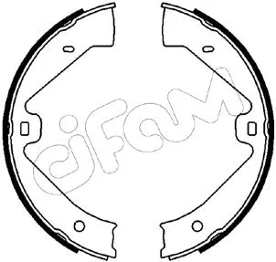 Brake Shoe Set, parking brake (153-528)
