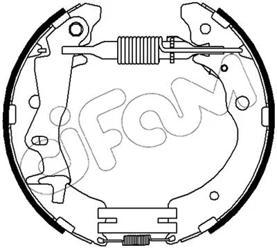 Brake Shoe Set (151-517)