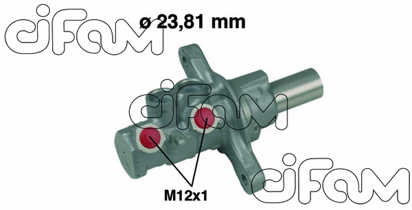 Brake Master Cylinder (202-522)