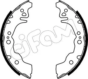 Brake Shoe Set (153-043)