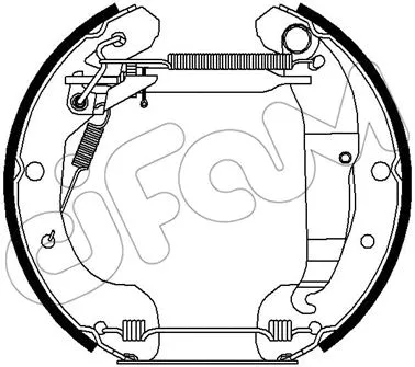 Brake Shoe Set (151-281)