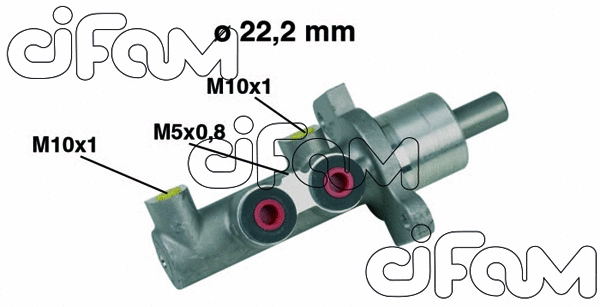 Brake Master Cylinder (202-344)