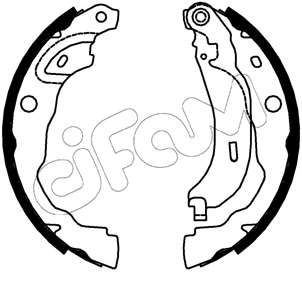 Brake Shoe Set (153-753)