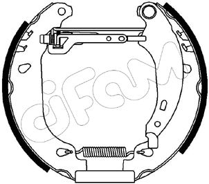 Brake Shoe Set (151-093)