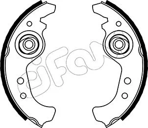 Brake Shoe Set (153-063)
