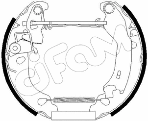 Brake Shoe Set (151-181)