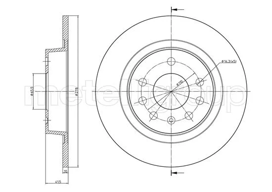 Brake Disc (800-1205C)