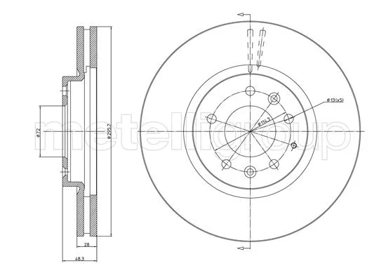 Brake Disc (800-1060C)