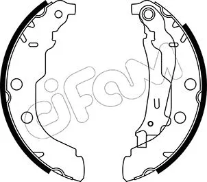 Brake Shoe Set (153-326)