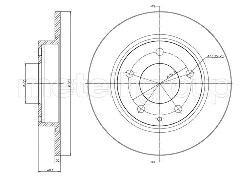 Brake Disc (800-786)
