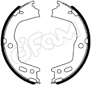 Brake Shoe Set, parking brake (153-497)