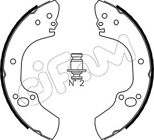 Brake Shoe Set (153-312)