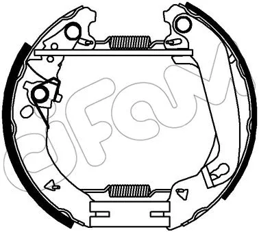 Brake Shoe Set (151-341)