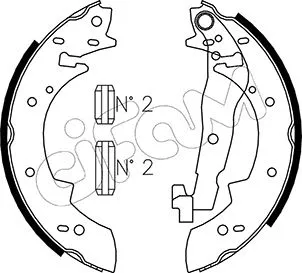 Brake Shoe Set (153-475)